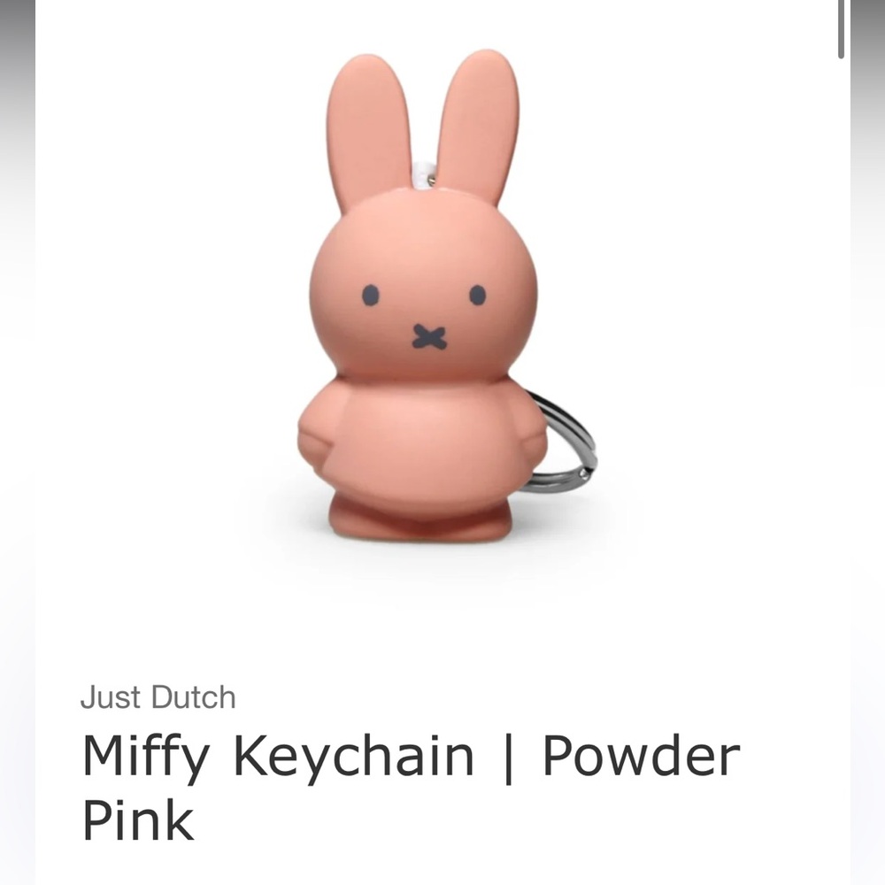 Miffy Keychain Powder Pink 🐰💕🎀